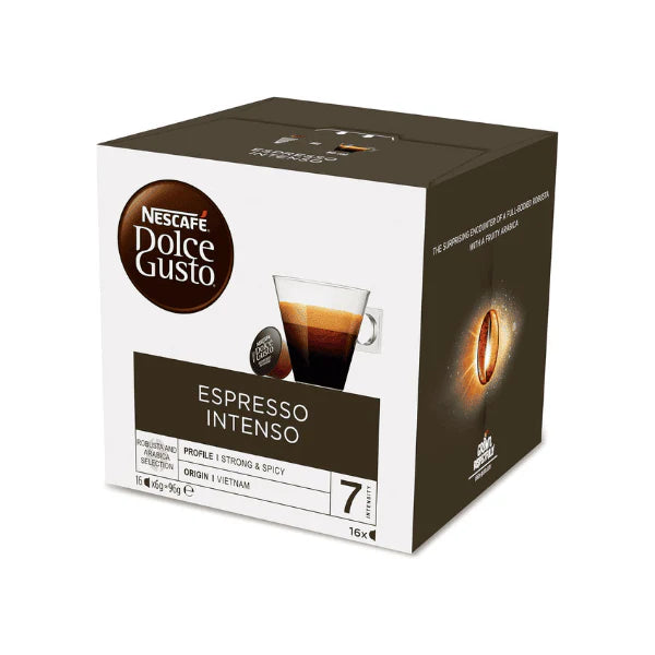 NESCAFÉ Dolce Gusto Espresso Intenso Your Perfect Espresso Experience in 16 Capsules