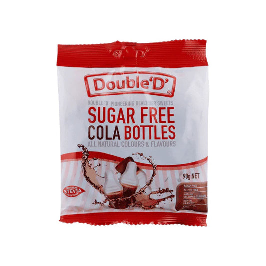 Double D Sugar-Free Cola Bottles 90g Delicious Guilt-Free Cola Flavor