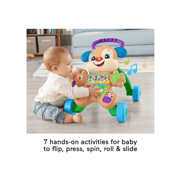 Fisher-Price Puppy Walker Laugh & Learn Fun Learning Toy for Babies Interactive & Engaging