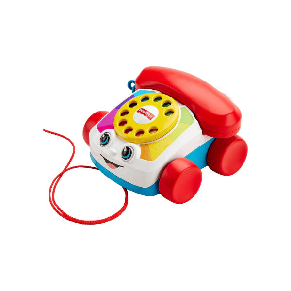 Fisher-Price Pull-Along Chatter Telephone Fun Pretend Phone Toy for Toddlers