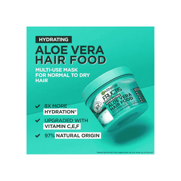 Garnier Fructis 3-in-1 Hair Mask Aloe Vera 390ml Hydration & Shine