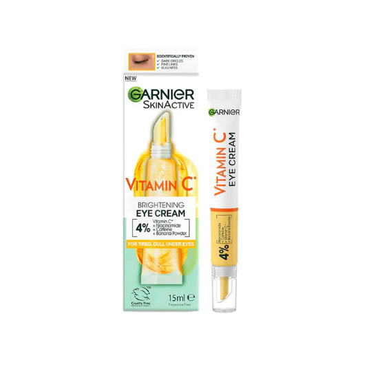 Garnier Vitamin C Eye Cream 15ml Target Dark Circles & Puffiness with 4% Vitamin C