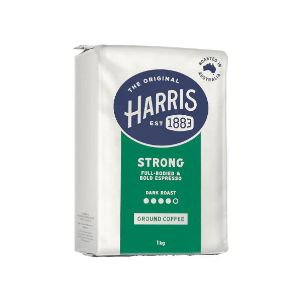 Harris Strong Ground Coffee 1kg Bold Flavor and Intensity in Every Brew