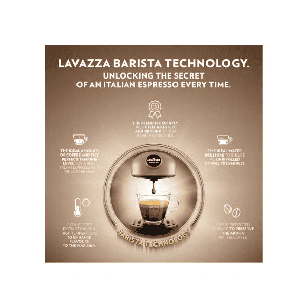 Lavazza A Modo Mio Qualità Rossa 16-Count Coffee Pods  Bold Full-Bodied Flavor in Every Cup