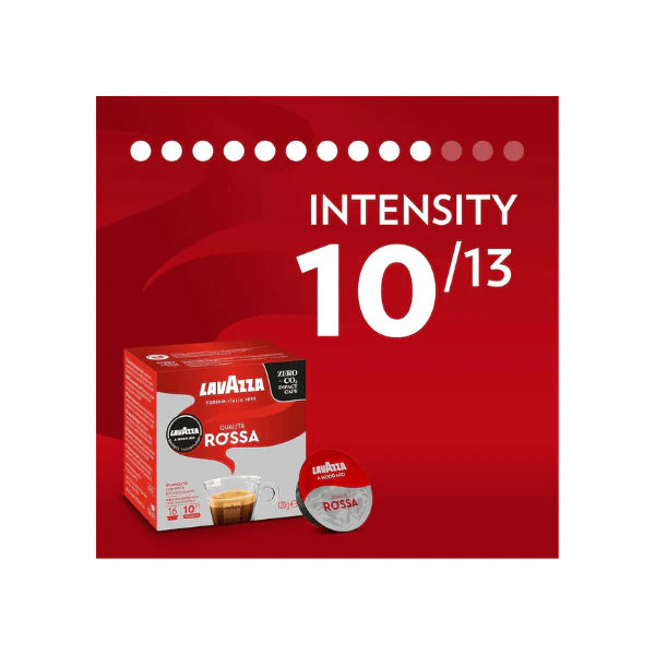 Lavazza A Modo Mio Qualità Rossa 16-Count Coffee Pods  Bold Full-Bodied Flavor in Every Cup