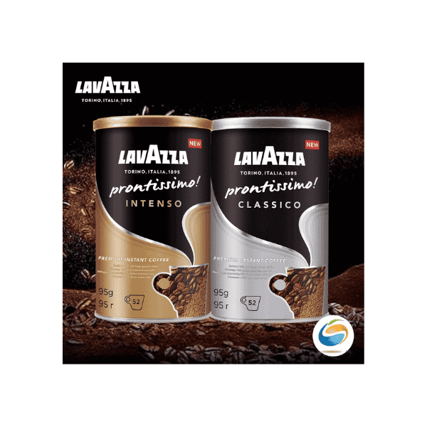 Lavazza Prontissimo Intenso Instant Coffee Dark Roast with Toasted Aroma