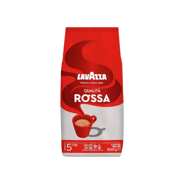 Lavazza Qualità Rossa 1kg Smooth Arabica & Bold Robusta with a Touch of Rich Chocolate