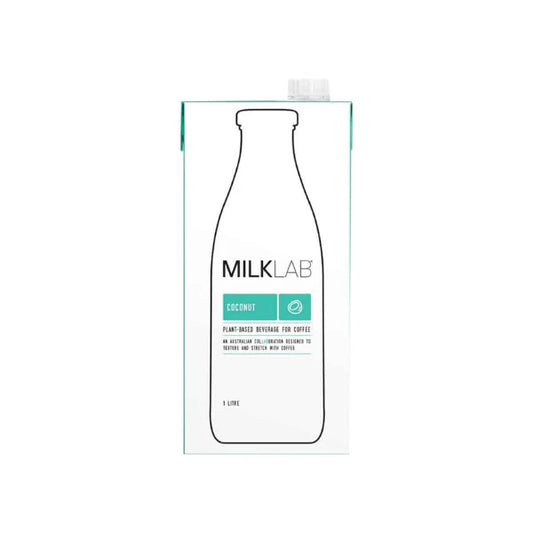 MILKLAB Coconut Milk 1L Pack of 8 Creamy Plant-Based Milk for Coffee & More