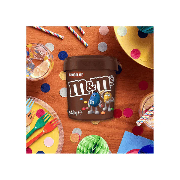 M&M's Milk Chocolate Snack & Share Party Bucket 640g Pure Chocolate Delight