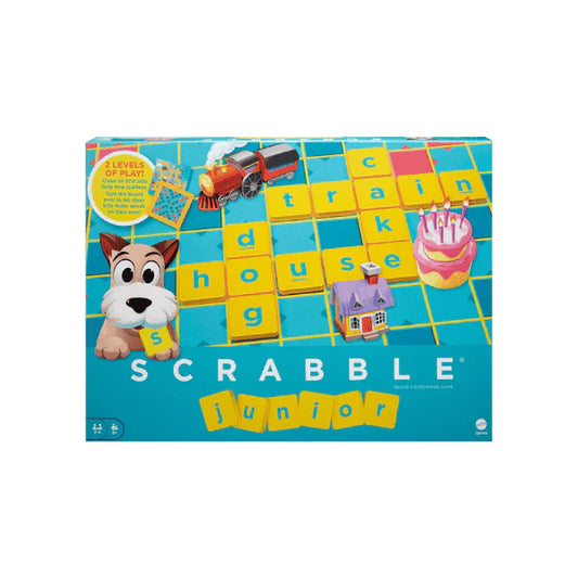 Mattel Scrabble Junior Engaging Crossword Game for Kids Ages 6 to 10