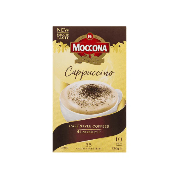 Moccona Cappuccino 50 Sachets Creamy Perfection in Every Cup