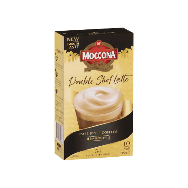 Moccona Double Shot Latte 50 Sachets Bold & Creamy Convenience for Coffee Lovers