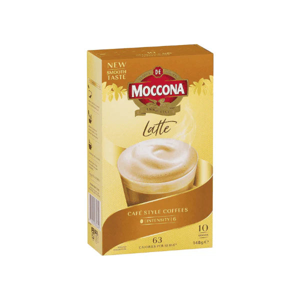 Moccona Latte 50 Sachets Quick Creamy and Delicious Coffee in Every Cup