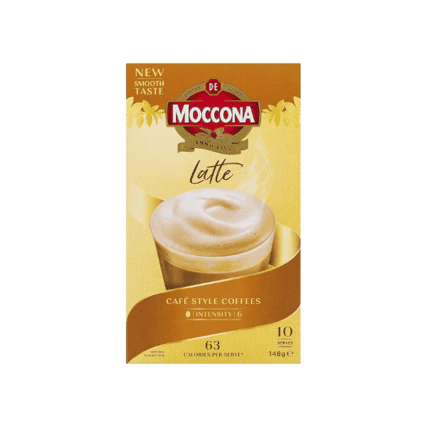 Moccona Latte 50 Sachets Quick Creamy and Delicious Coffee in Every Cup