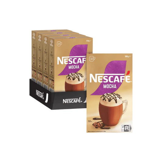 NESCAFÉ Mocha Coffee Sachets 40 Individual Packs for Easy Brewing and Rich Flavor