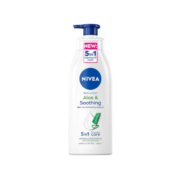 NIVEA Aloe Body Lotion 400ml Soothing Moisturizer for All Skin Types