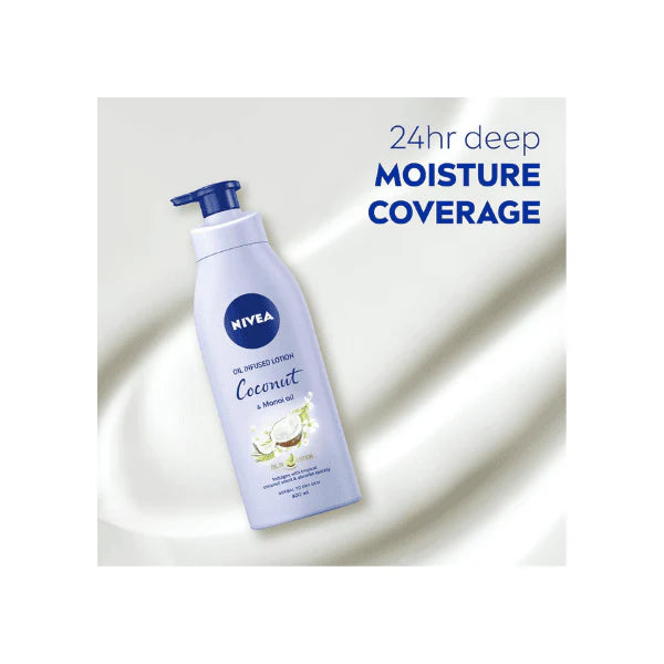 NIVEA Oil Infused Body Lotion 400ml Transform Your Skin with Coconut & Monoi Oil