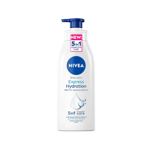 NIVEA Express Hydrating Body Lotion 400ml Perfect Moisture for All Skin Types