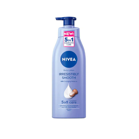 NIVEA Irresistibly Smooth Body Lotion 400ml Hydrating Moisturizer for Soft Smooth Skin