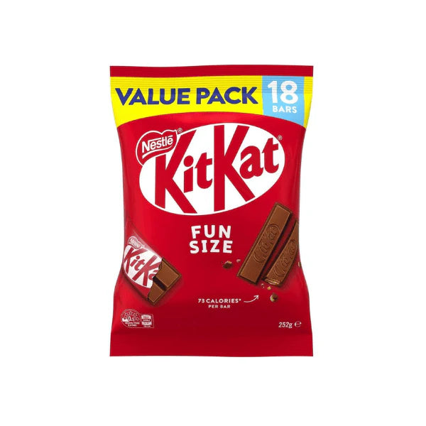 Nestlé KitKat Fun Size Milk Chocolate 252g Fun & Flavorful Snacking Delight