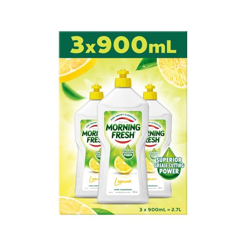 Morning Fresh Lemon Dishwashing Liquid -  3 Pack 900ml