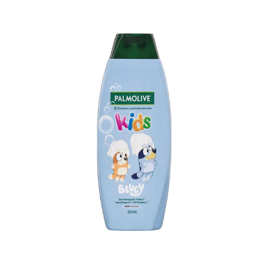 Palmolive 3-in-1 Bluey Shampoo & Body Wash 350ml Berrylicious for Kids Gentle & Fun