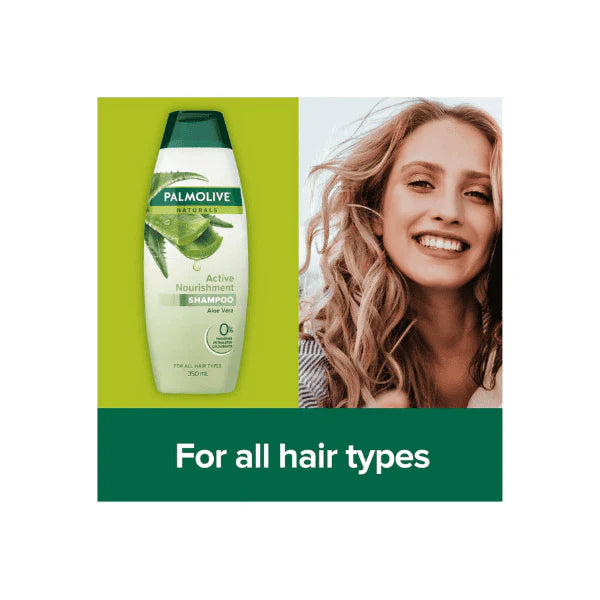 Palmolive Naturals Shampoo 350ml Aloe Vera & Fruit Vitamins for Soft Healthy Hair