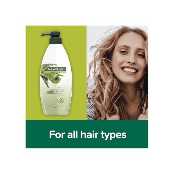 Palmolive Naturals Hair Shampoo 700ml Active Nourishment with Aloe Vera for Soft Healthy Hair