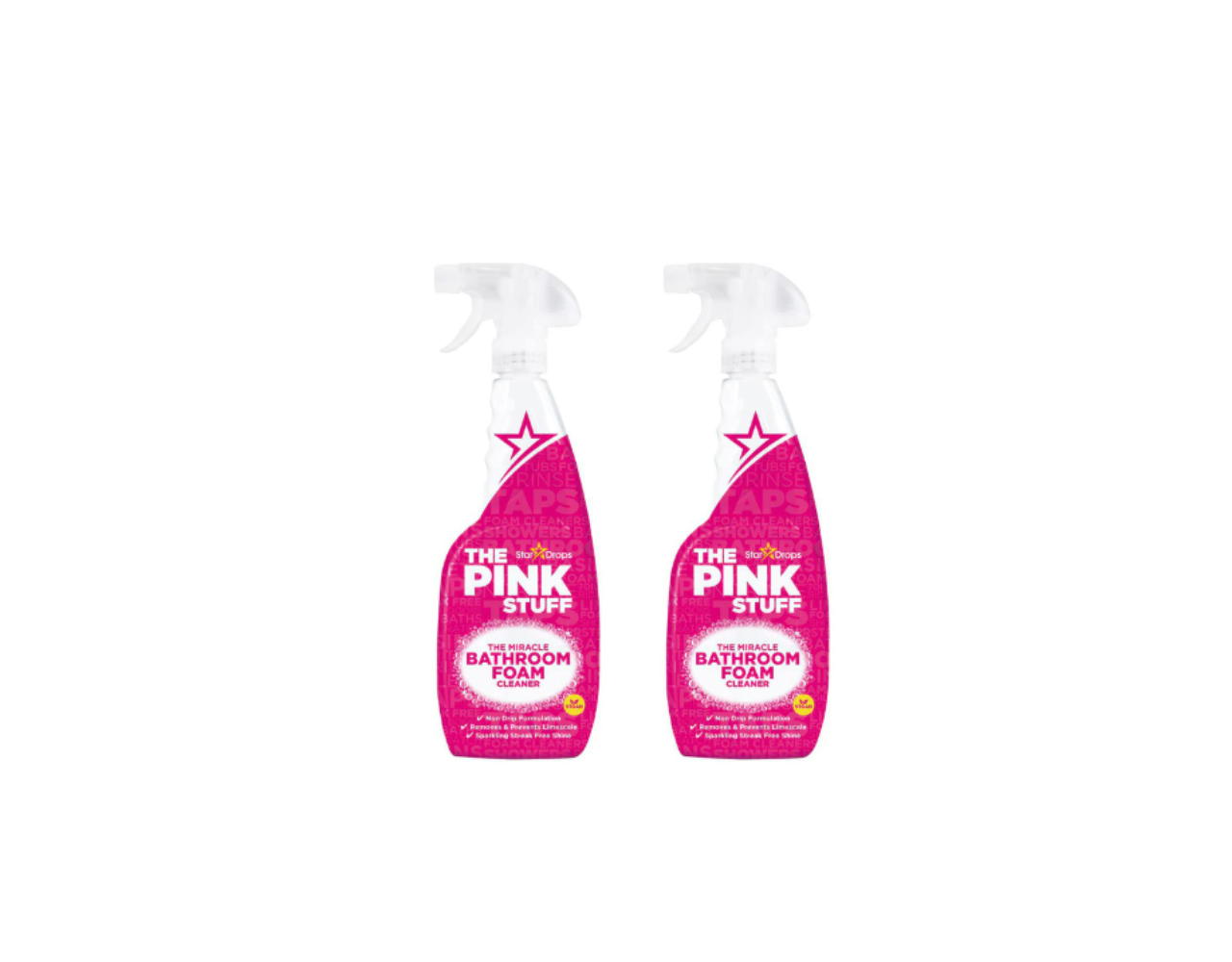 Stardrops  The Pink stuff Bathroom Cleaner 2 x 750mL