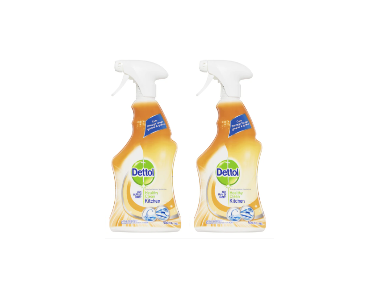 Dettol Antibacterial Disinfectant Cleaning Kitchen Spray 2 x 500mL