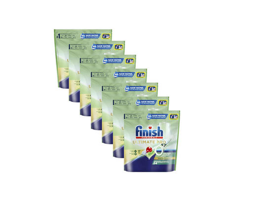 Finish Powerball Ultimate Pro 0% Dishwashing Tablets 7 x 17pk