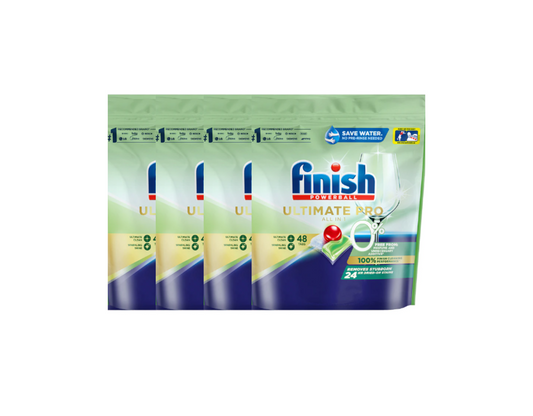 Finish Quantum Ultimate Pro 0% Dishwashing Tabs 4 x 48pk