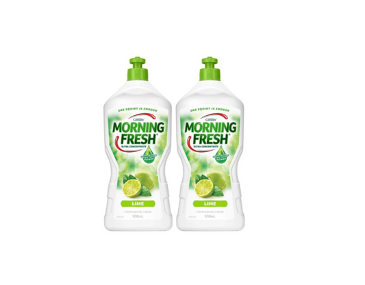 Morning Fresh Dishwashing Liquid Lime Fresh 2 x 900mL