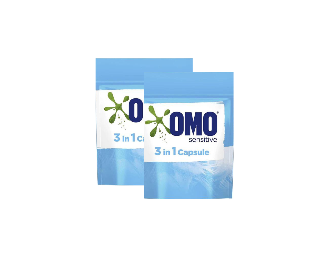 OMO Sensitive 3-in-1 Laundry Detergent Capsules 2 x 60pk