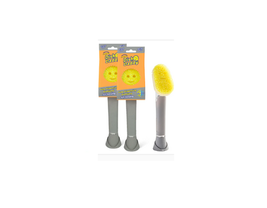 Scrub Daddy Dish Daddy Soap Dispensing Dish 2 x  Wand