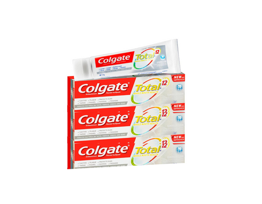 Colgate Total Advanced Clean Whitening Toothpaste 3 x 115g