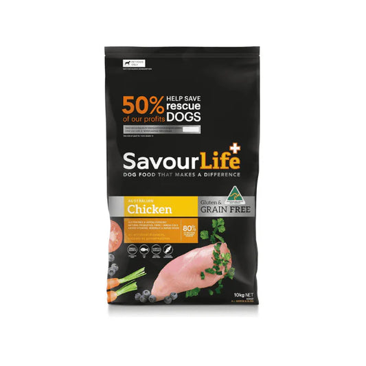 SavourLife Australian Grain-Free Chicken for Adult Dogs 10kg Premium All-Natural Dog Food