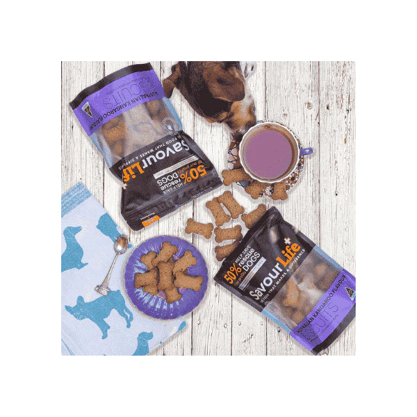 SavourLife Australian Kangaroo Flavor Biscuits for Dogs 500g Gourmet All-Natural Treats