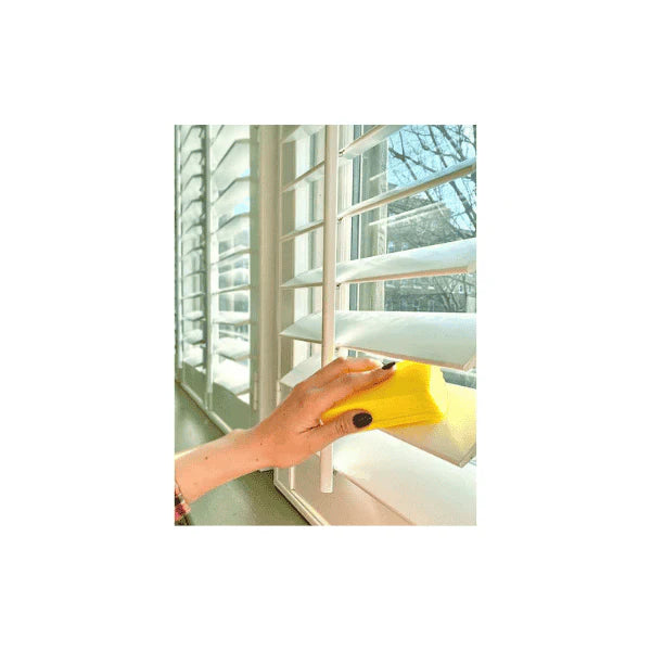 Scrub Daddy Damp Duster Rinse & Reuse Yellow Perfect for Blinds and Delicate Surfaces