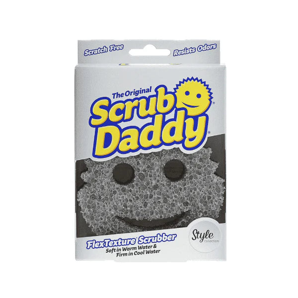 Scrub Daddy Grey Multipurpose Sponge Soft & Firm Design for Versatile Cleaning