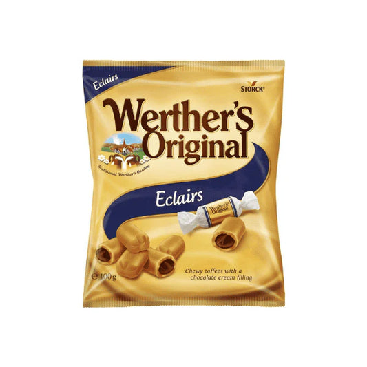 Storck Werther's Original Éclairs 100g Decadent Chocolate Cream Toffees