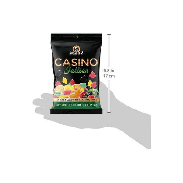 Sugarless Confectionery Casino Fruit Jellies 70g Taste the Fun Sugar-Free