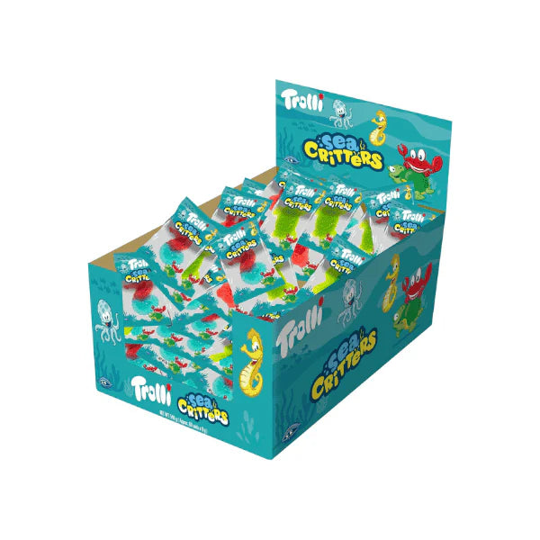 Trolli Sea Critters 60-Count Pack 9g Each Delicious Mixed-Fruit Gummies