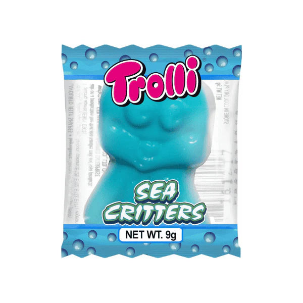 Trolli Sea Critters 60-Count Pack 9g Each Delicious Mixed-Fruit Gummies