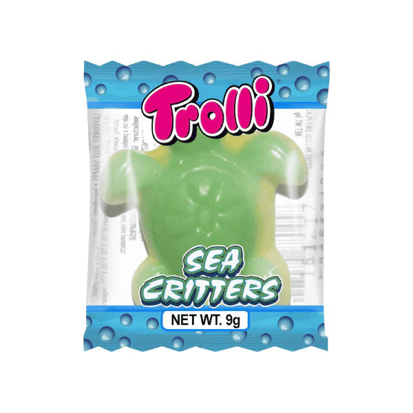 Trolli Sea Critters 60-Count Pack 9g Each Delicious Mixed-Fruit Gummies