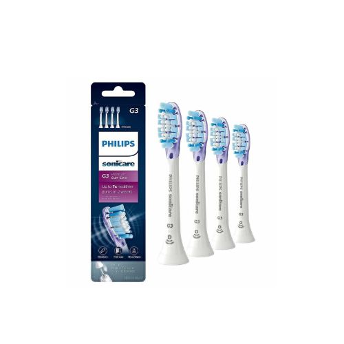 Philips Sonicare Compatible G3 Premium Gum Care Brush Heads 4-Pack White