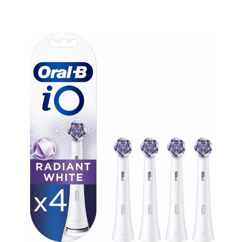 Oral-B iO Radiant White Replacement Heads for Oral-B iO Electric Toothbrushes 4 Pack