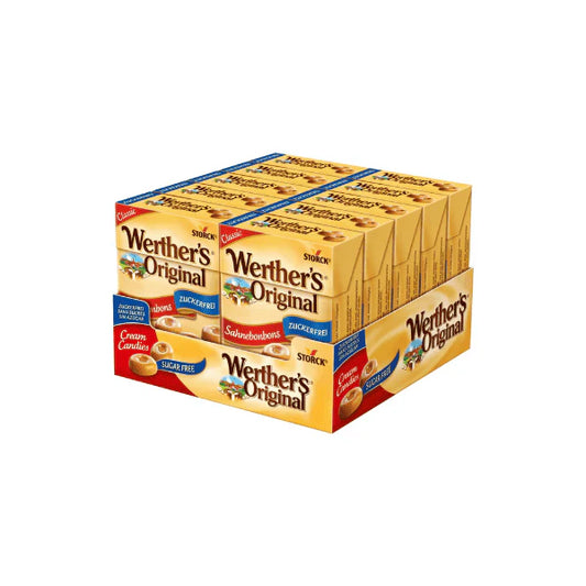 Werther's Original No Sugar Added Cream Candies Multipack 10 Boxes of 42g