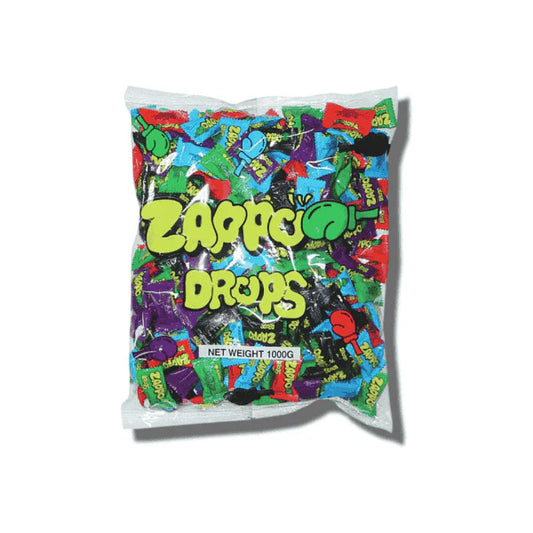 Zappo Drops Candy 1kg 250 Sweet Pieces Perfect for Parties